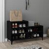 vidaXL Kenk&auml;kaappi musta 102x36x60 cm tekninen puu