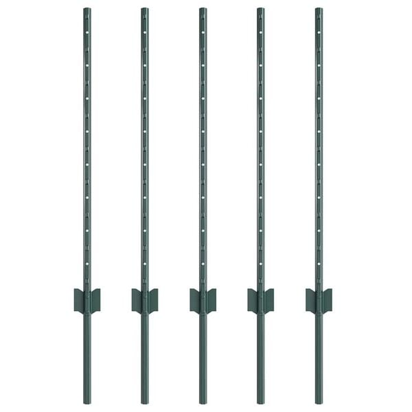 vidaXL Aitalatu 5 pcs Vihre&auml; 120 cm Ter&auml;s