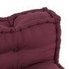 vidaXL Pallet-sofatyyny Burgundy kangas