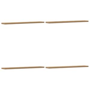 vidaXL Sein&auml;hyllyt 4 kpl artesaani tammi 60x20x1,5 cm tekninen puu