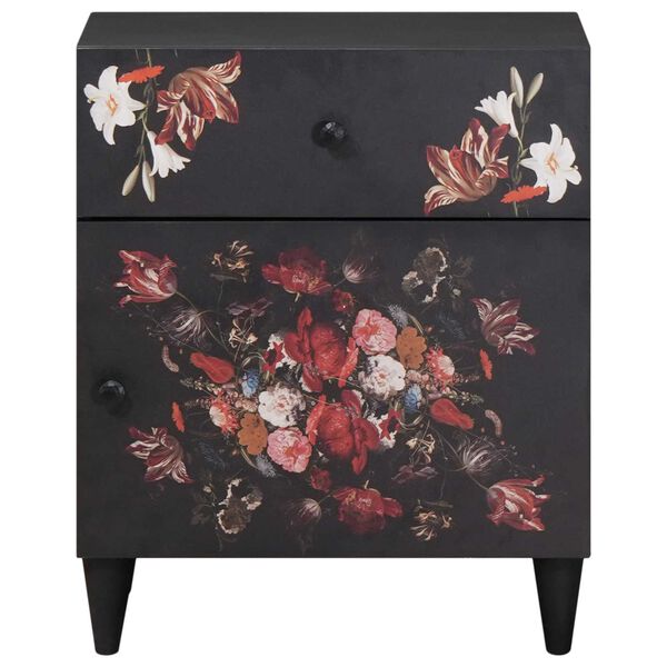 vidaXL Yöpöytä Monivärinen 50 x 33 x 60 cm Kiinteä mango puu