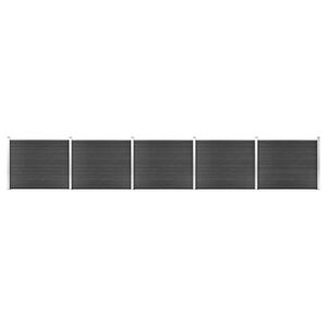 vidaXL Aitapaneelisarja WPC 872x146 cm harmaa