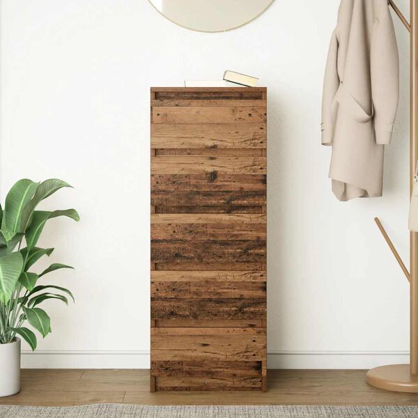 vidaXL Senkki laatikoilla vanha puu 37,5x35x99 cm tekninen puu