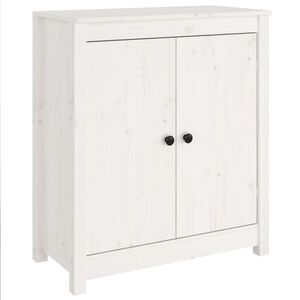 vidaXL Senkki valkoinen 70x35x80 cm t&auml;ysi m&auml;nty