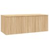 vidaXL TV-taso Sonoma-tammi 80x34x30 cm tekninen puu