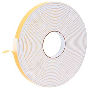 vidaXL Itsekiinnittyv&auml; vaahtoteippi valkoinen 20mm x 10m CR-vahto