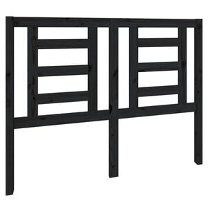 vidaXL S&auml;ngynp&auml;&auml;ty musta 126x4x100 cm t&auml;ysi m&auml;nty