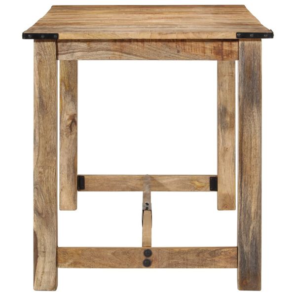 vidaXL Ruokapöytä 140x70x75 cm täysi mangopuu