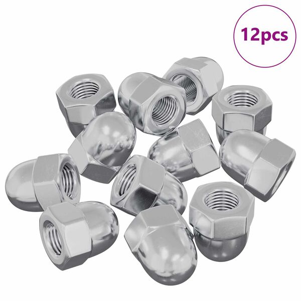 vidaXL Pultti 12 pcs Hopea M6 x 10 mm Rauta