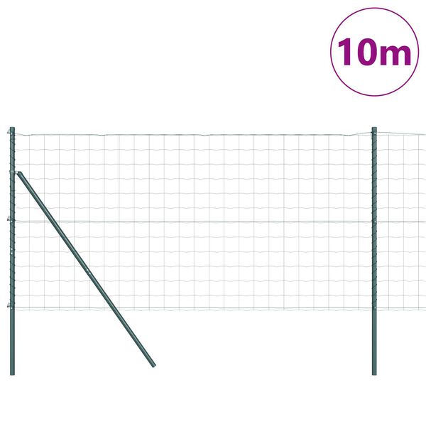vidaXL Aita ja Tuki Vihre&auml; 1,2 x 10 m Ter&auml;s