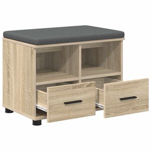 vidaXL Halli penkki Sonoman tammi 60 x 38 x 46 cm
