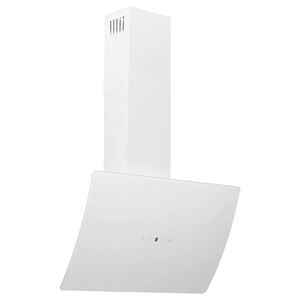 vidaXL Liesituuletin 60 cm ter&auml;s ja karkaistu lasi valkoinen