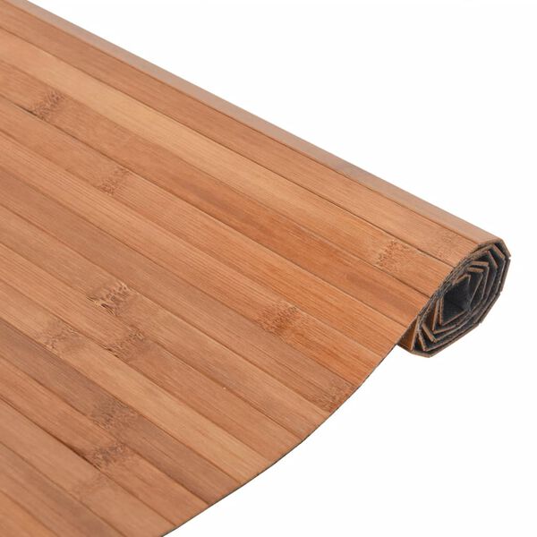 vidaXL Matto suorakaide luonnollinen 60x200 cm bambu