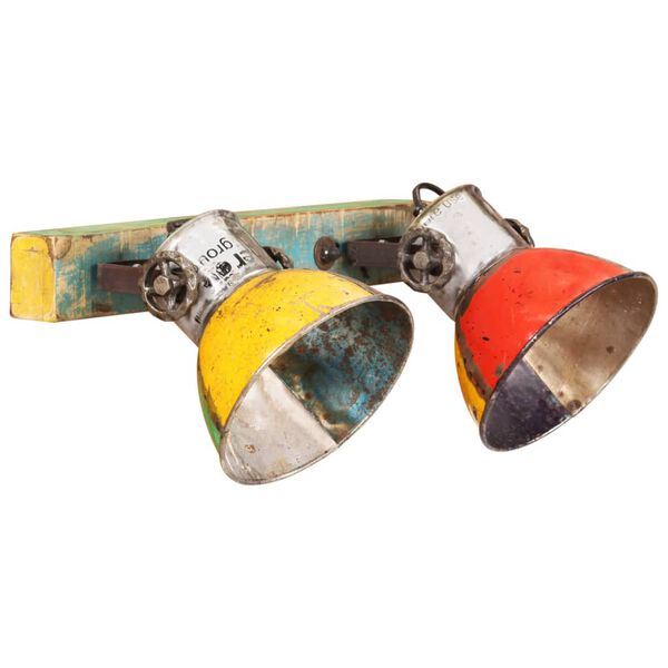 vidaXL Teollinen sein&auml;valaisin moniv&auml;rinen 45x25 cm E27