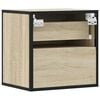 vidaXL Seinäkaapit 2 kpl Sonoma Oak 40x31x39,5 cm