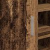 vidaXL Kylpyhuonekaappi ovella Vanha Puu 63 x 29 x 55 cm Tekninen puu
