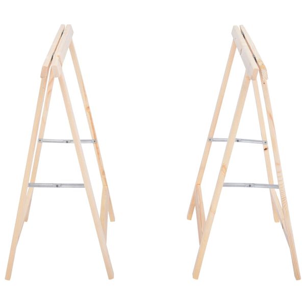 vidaXL Kokoontaittuvat sahapukit 2 kpl m&auml;nty