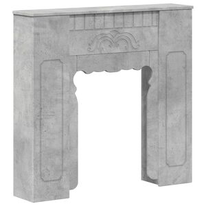 vidaXL Takan kehys Betoninharmaa 93 x 20 x 89 cm Tekninen puu