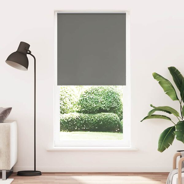 vidaXL Rullaverho Blackout harmaa 90x210 cm Kankaan leveys 85,7 cm