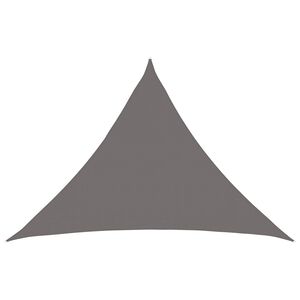 vidaXL Aurinkovarjolaudat 7 x 5 x 5 m HDPE Kolmiomainen Vaaleanharmaa
