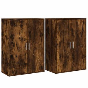 vidaXL Senkit 2 kpl savutammi 60x31x84 cm tekninen puu