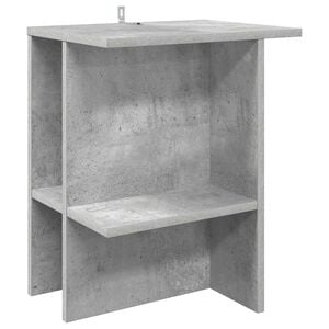 vidaXL Sohvap&ouml;yt&auml; Betoninharmaa 40 x 30 x 49 cm Tekninen puu