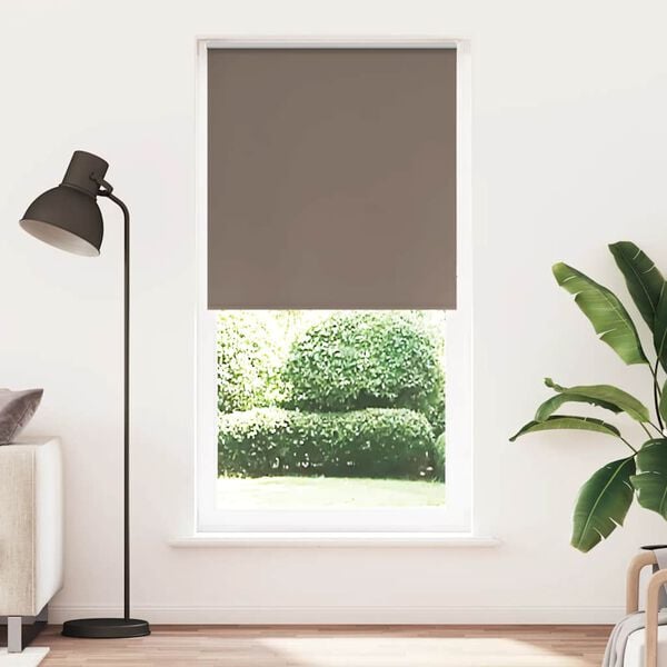 vidaXL Rullaverho Blackout kahvi 100x230 cm Kankaan leveys 95,7 cm