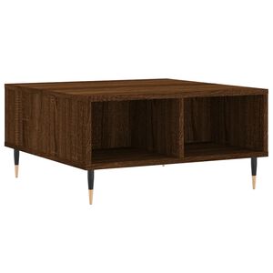 vidaXL Sohvap&ouml;yt&auml; ruskea tammi 60x60x30 cm tekninen puu
