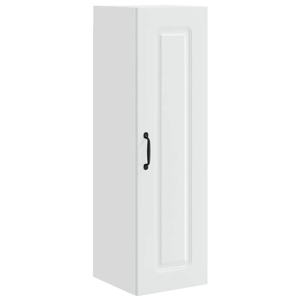 vidaXL Keitti&ouml;kaappi Kalmar Valkoinen 30 x 31 x 100 cm Tekninen puu