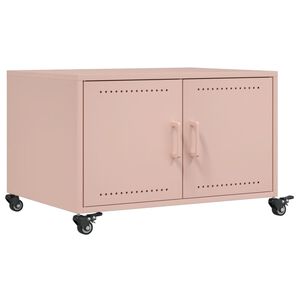 vidaXL Sohvap&ouml;yt&auml; pinkki 68x50x43,5 cm ter&auml;s