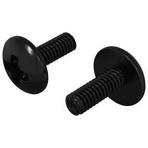 vidaXL Holkkiruuvit 2 kpl Musta M4 x 10 mm Ter&auml;s