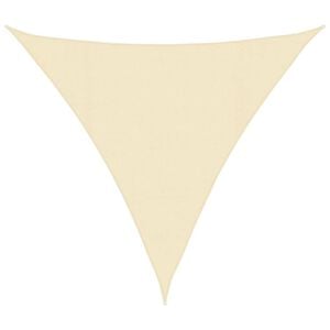 vidaXL Aurinkopurje 160 g/m&sup2; kerma 4,5x4,5x4,5 m HDPE