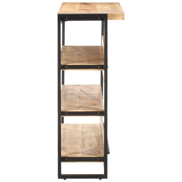 vidaXL Baarip&ouml;yt&auml; 120x40x101 cm karkea mangopuu