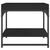 vidaXL Sohvap&ouml;yt&auml; musta 49,5x49,5x45 cm tekninen puu