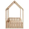 vidaXL Lasten talonmuotoinen sängynrunko 90x190 cm täysi mänty