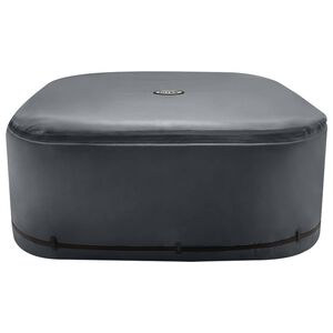 INTEX Spa-kansi INTEX Tummanharmaa 196 x 196 x 72 cm PVC ja PU