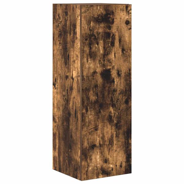 vidaXL 5-osainen TV-kaappisarja savutammi tekninen puu