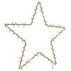 vidaXL Jouluvalot Star Silhouette 115 LEDs L&auml;mmin valkoinen