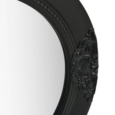 vidaXL Seinäpeili barokkityylinen 50 cm musta