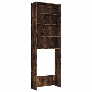 vidaXL Pesukonekaappi savutammi 64x24x190 cm