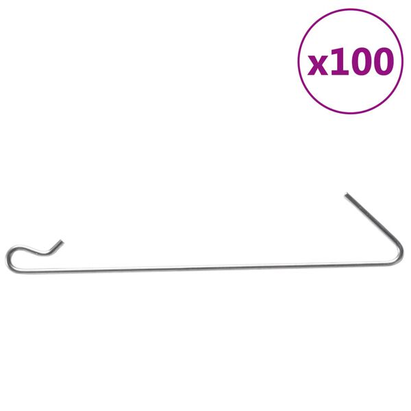 vidaXL Kivikorikoukut 100 kpl ter&auml;s