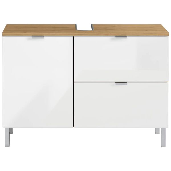 Germania Pesualtaan aluskaappi GW-Mauresa 34x80x56 cm tammi ja valk.