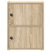 vidaXL Kirjahylly Sonoma Oak 40x24x52 cm Engineered Wood