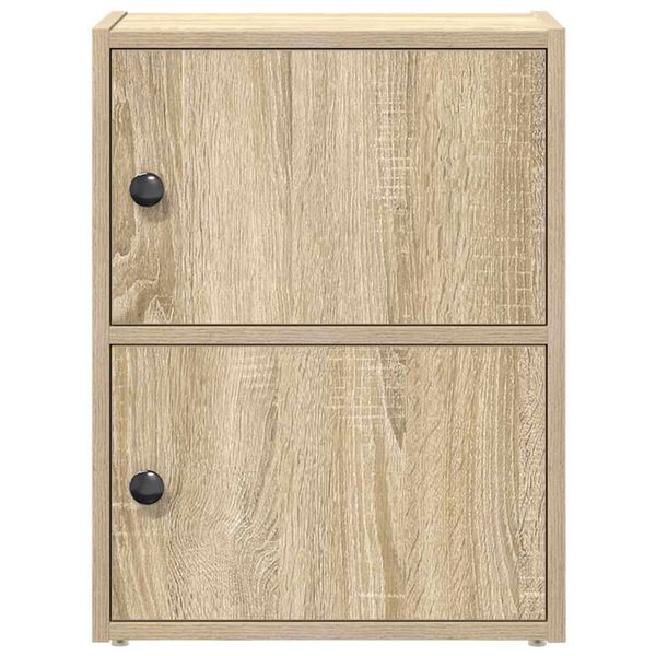 vidaXL Kirjahylly Sonoma Oak 40x24x52 cm Engineered Wood