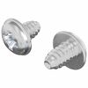 vidaXL Lukitusruuvit 2 kpl Hopea M4 x 5 mm Rauta