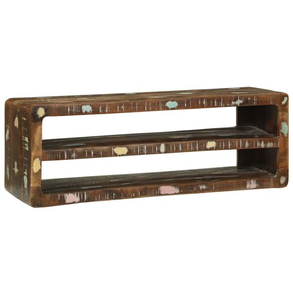 vidaXL TV-kaappi Moniv&auml;rinen 100 x 32 x 36 cm Kierr&auml;tetty T&auml;yspuu