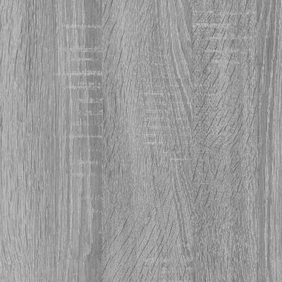 vidaXL Kirjahylly / TV-taso harmaa Sonoma 36x30x143 cm tekninen puu