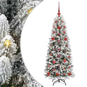 vidaXL Tekojoulukuusi valkoinen 120 cm PVC ja muovi ja ter&auml;s ja PE