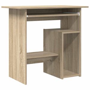 vidaXL Ty&ouml;p&ouml;yt&auml; Sonoma-tammi 80x45x74 cm tekninen puu