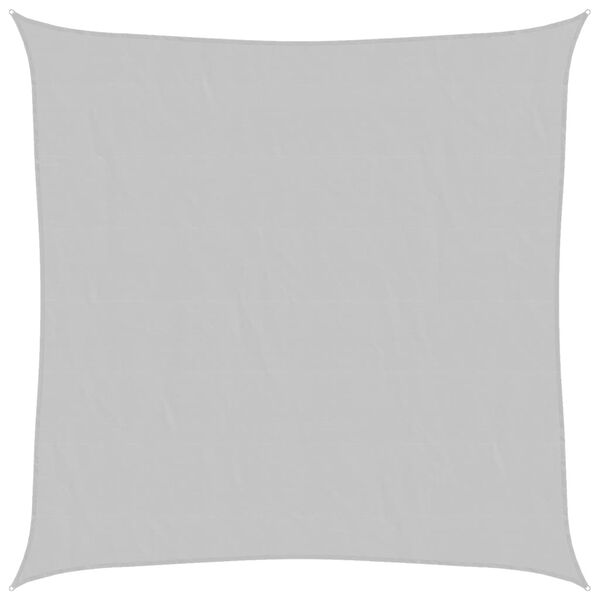 vidaXL Aurinkopurje vaaleanharmaa 3,6x3,6 m 100% Oxford polyesteri